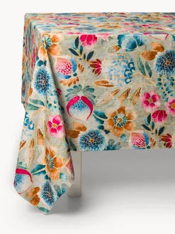 coincasa Biancheria Da Tavola|Tovaglie E Tovaglioli|Tovaglia in twill di puro cotone stampa floreale Multicolor