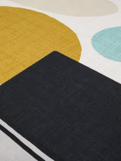 coincasa Biancheria Da Tavola|Tovaglie E Tovaglioli|Tovaglia misto lino stampa geometrica Multicolor