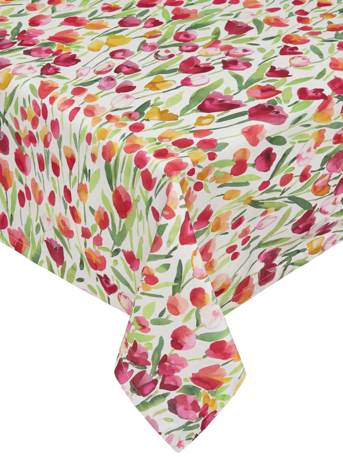 coincasa Biancheria Da Tavola|Tovaglie E Tovaglioli|Tovaglia panama di cotone stampa tulipani Multicolor