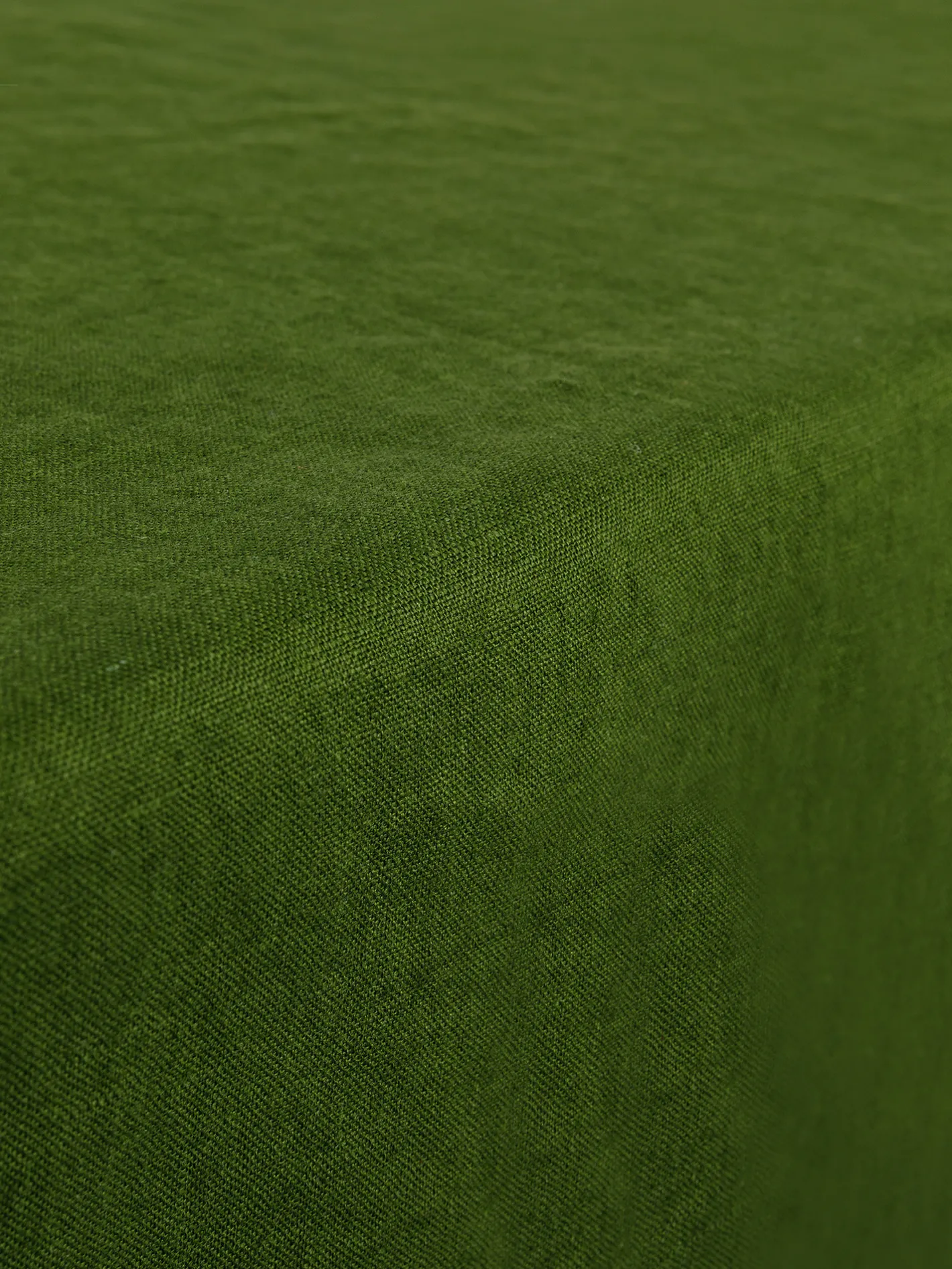 coincasa Biancheria Da Tavola|Tovaglie E Tovaglioli|Tovaglia puro lino lavato tinta unita Verde scuro