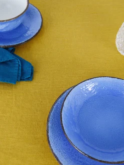 coincasa Biancheria Da Tavola|Tovaglie E Tovaglioli|Tovaglia puro lino lavato tinta unita Giallo ocra