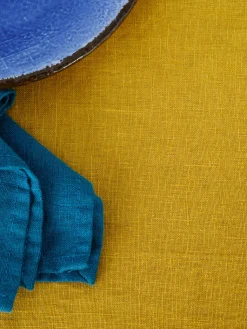 coincasa Biancheria Da Tavola|Tovaglie E Tovaglioli|Tovaglia puro lino lavato tinta unita Giallo ocra