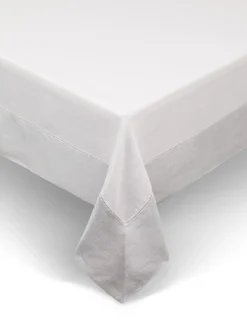 coincasa Biancheria Da Tavola|Tovaglie E Tovaglioli|Tovaglia puro lino orlo ajour Bianco