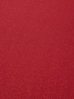 coincasa Tovaglie E Tovaglioli|Tovaglie E Runner Natalizi|Tovaglia rotonda in cotone e lurex Rosso