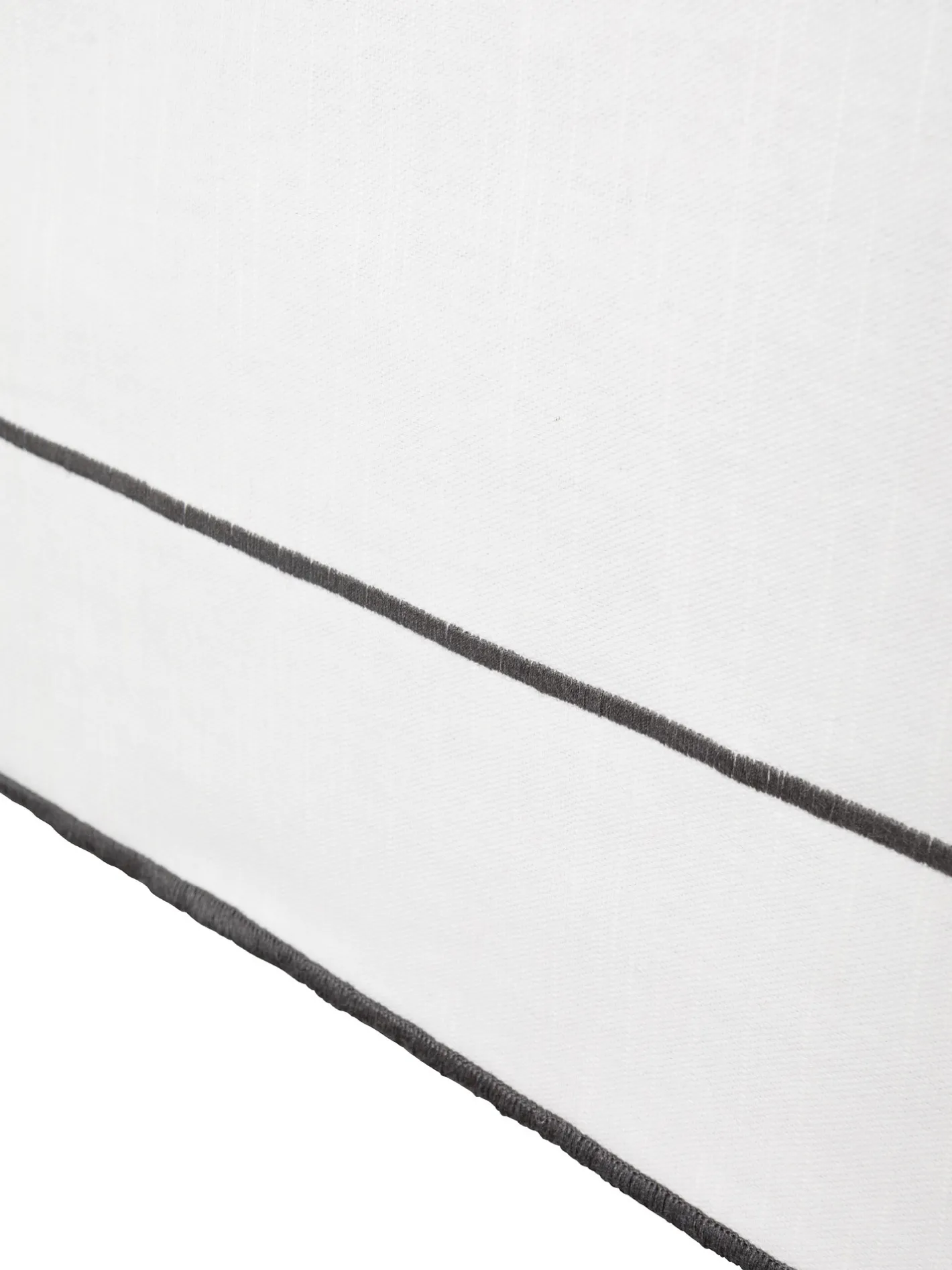 coincasa Biancheria Da Tavola|Tovaglie E Tovaglioli|Tovaglia slub di cotone con overlock Bianco