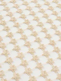 coincasa Tovaglie E Tovaglioli|Tovaglie E Runner Natalizi|Tovaglia traforata in lurex dorato Oro