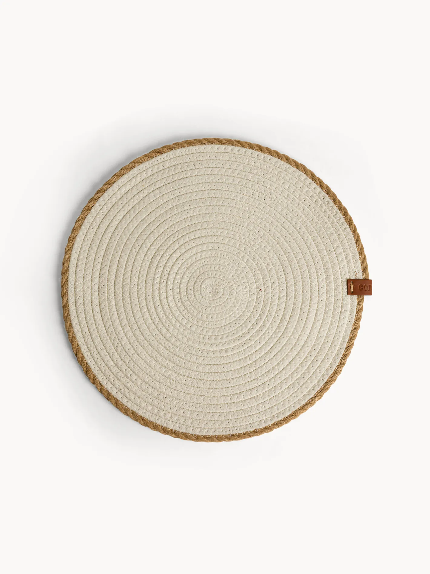 coincasa Biancheria Da Tavola|Tovagliette|Tovaglietta con bordo intrecciato Naturale