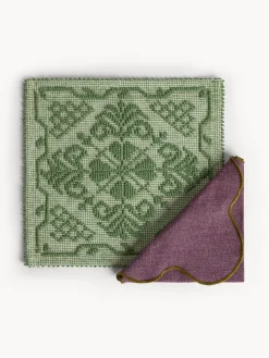 coincasa Biancheria Da Tavola|Tovagliette|Tovaglietta sarda in puro cotone tinta unita Verde