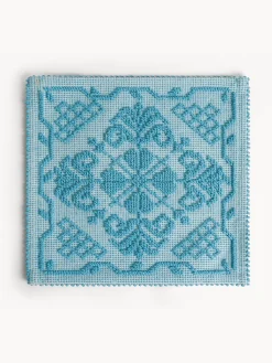 coincasa Biancheria Da Tavola|Tovagliette|Tovaglietta sarda in puro cotone tinta unita Azzurro