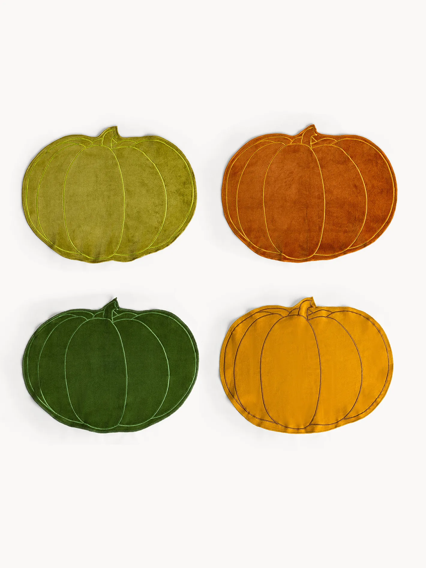 coincasa Biancheria Da Tavola|Tovagliette|Tovaglietta velluto a forma di zucca Multicolor