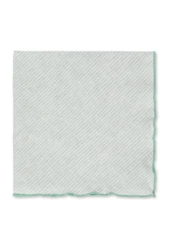 coincasa Biancheria Da Tavola|Tovagliolo puro lino con bordo smerlato Verde acqua