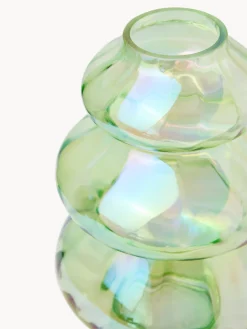 coincasa Vasi Da Interno|Vaso a forma di pino effetto madreperla Verde