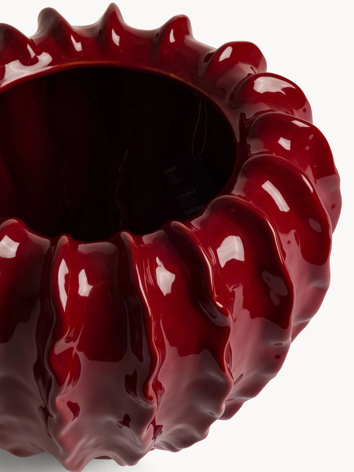 coincasa Vasi Da Interno|Vaso in ceramica smaltato Verde