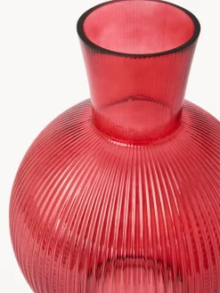 coincasa Vasi Da Interno|Vaso in vetro Rosso