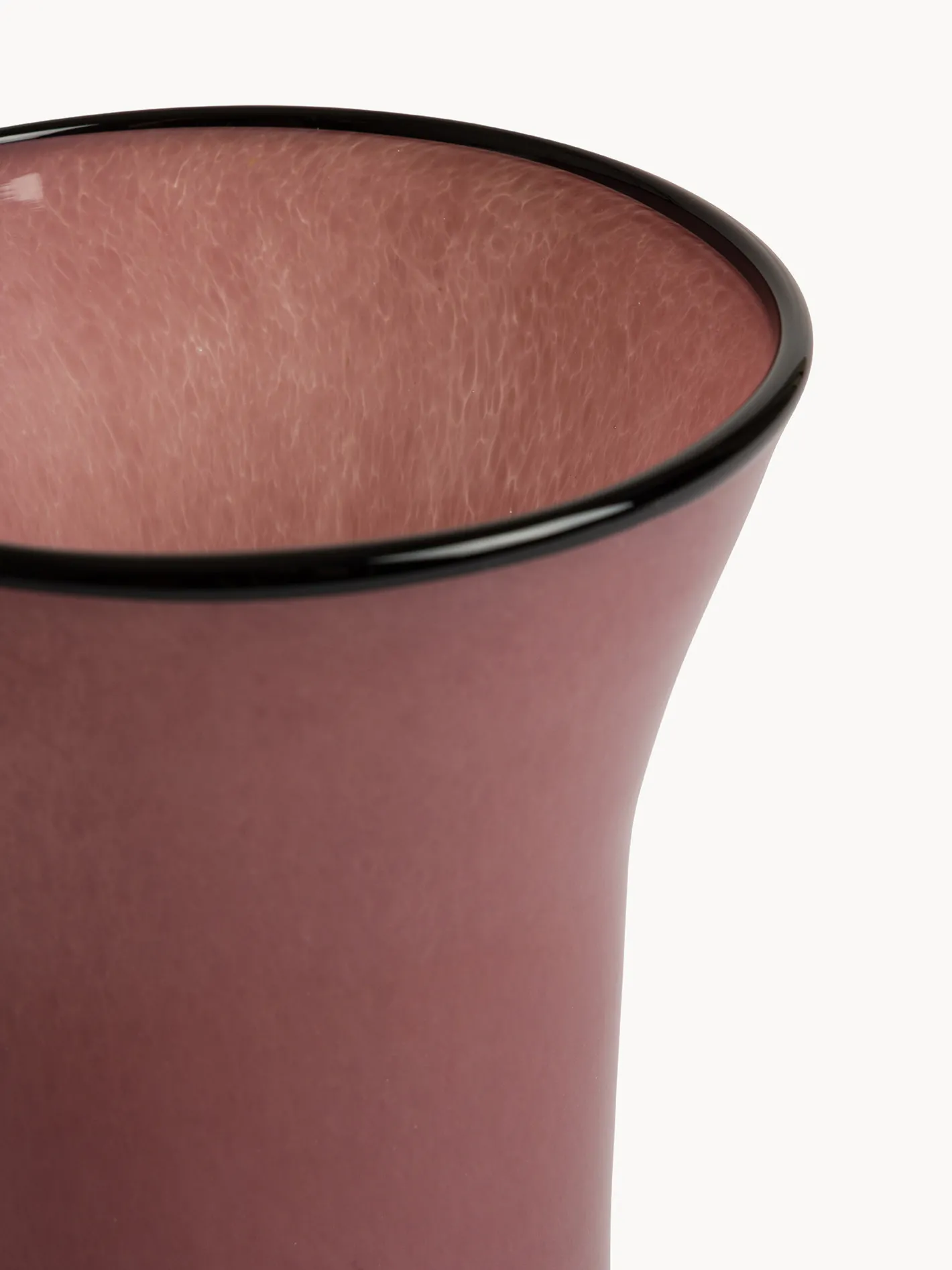 coincasa Vasi Da Interno|Vaso in vetro colorato in pasta Rosa