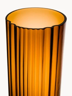 coincasa Vasi Da Interno|Vaso in vetro colorato in pasta Marrone