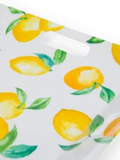 coincasa Picnic E Tempo Libero|Vassoio melammina motivo limoni Bianco