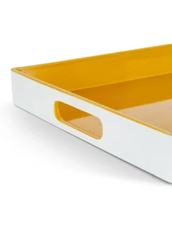 coincasa Vassoi E Alzate|Vassoio plastica bicolore Giallo