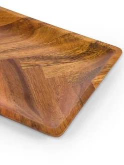 coincasa Vassoi E Alzate|Vassoio rettangolare in legno di acacia Marrone