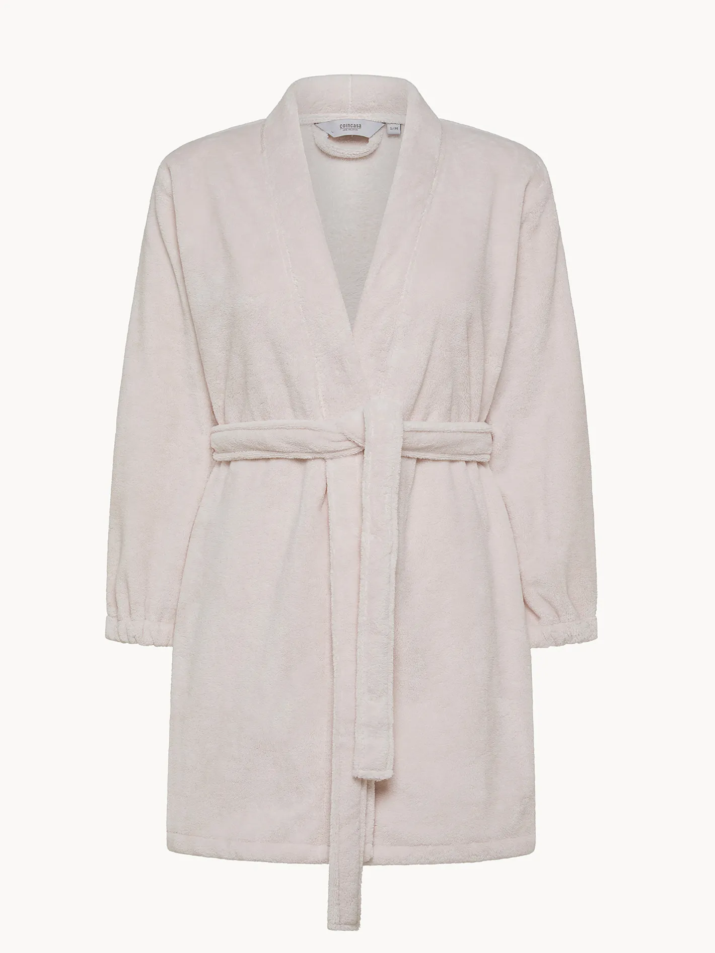 coincasa Homewear|Vestaglia in pile Rosa chiaro