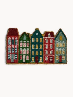 coincasa Zerbini|Zerbino cocco a forma di casette Multicolor