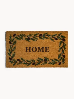 coincasa Zerbini|Zerbino cocco con scritta Home Beige scuro