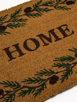 coincasa Zerbini|Zerbino cocco con scritta Home Beige scuro