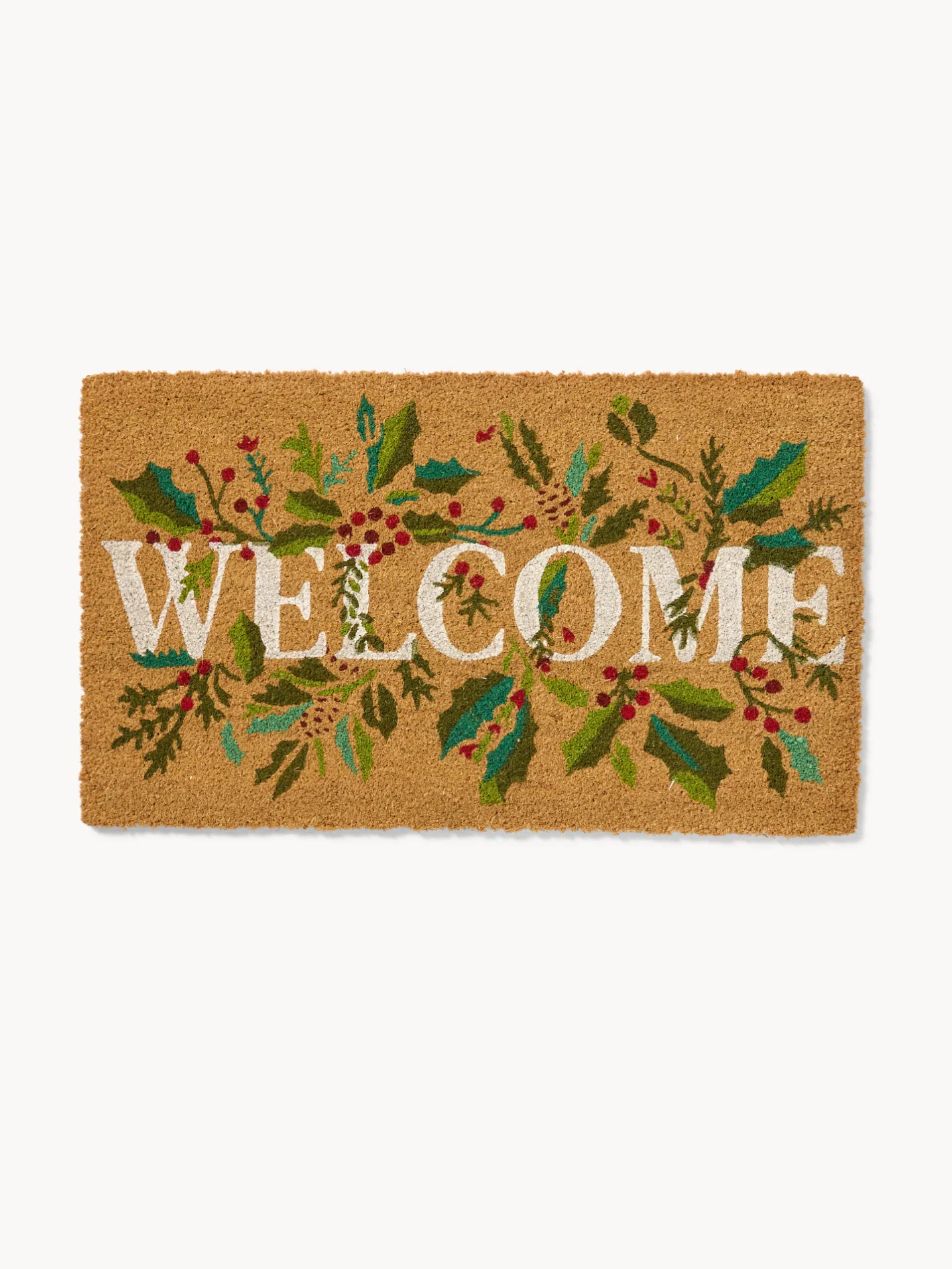 coincasa Zerbini|Altre Decorazioni Natalizie|Zerbino in cocco con stampa natalizia Multicolor