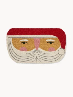 coincasa Zerbini|Zerbino in cocco sagomato con stampa Babbo Natale Multicolor