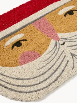 coincasa Zerbini|Zerbino in cocco sagomato con stampa Babbo Natale Multicolor