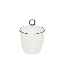 coincasa Zuccheriere E Lattiere|Zuccheriera porcellana Ginevra Bianco