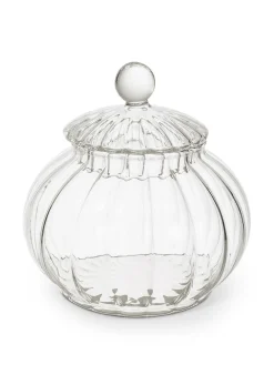 coincasa Caraffe E Decanter|Zuccheriera vetro effetto optical Trasparente